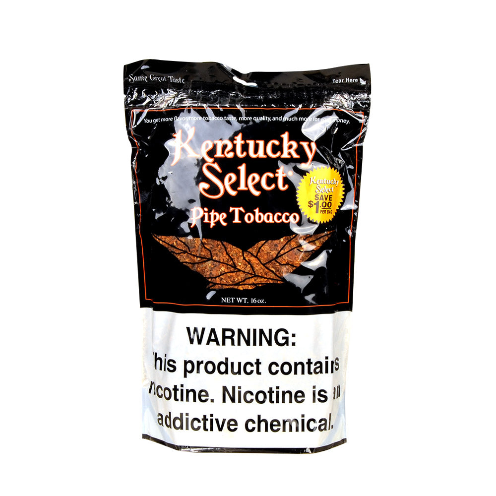 Kentucky Select Black Pipe Tobacco 16 oz. Bag