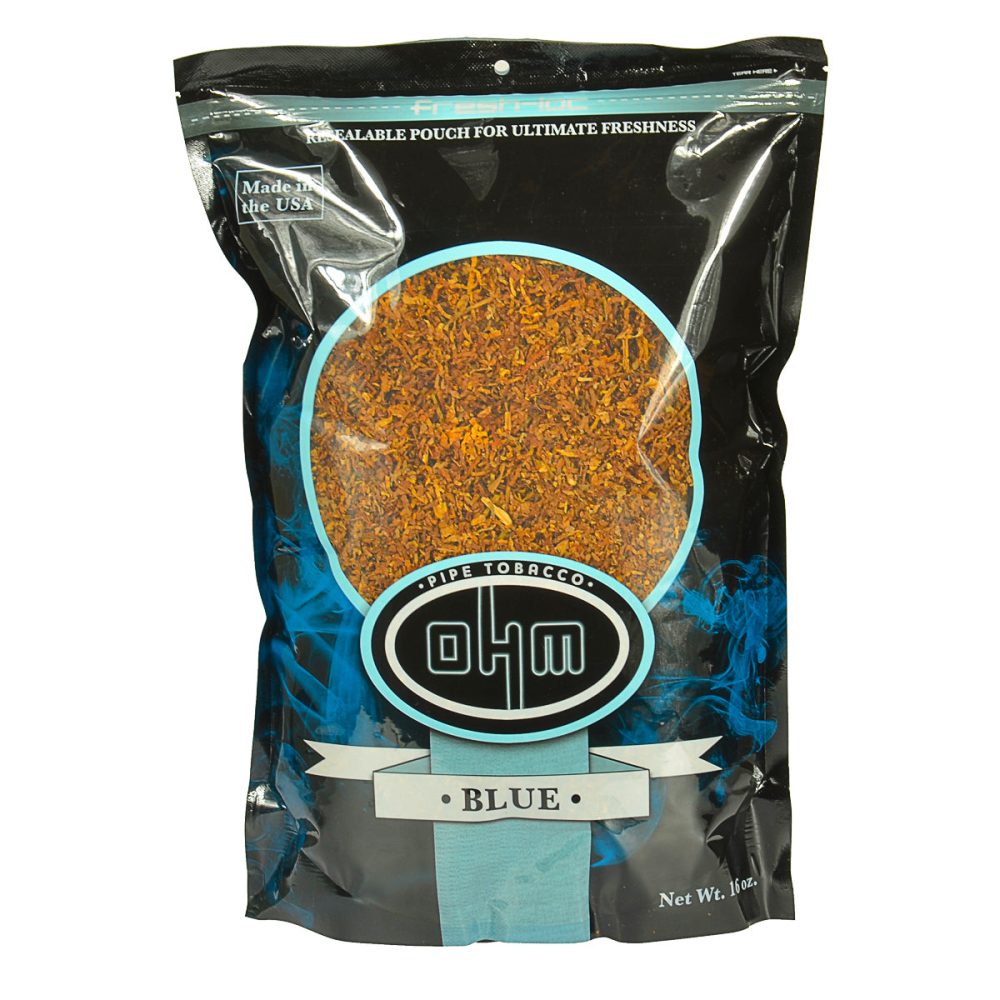 OHM Blue Pipe Tobacco 16 oz. Bag